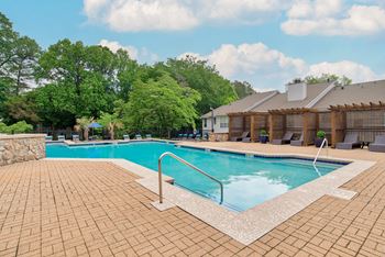 Pool with sun deck
